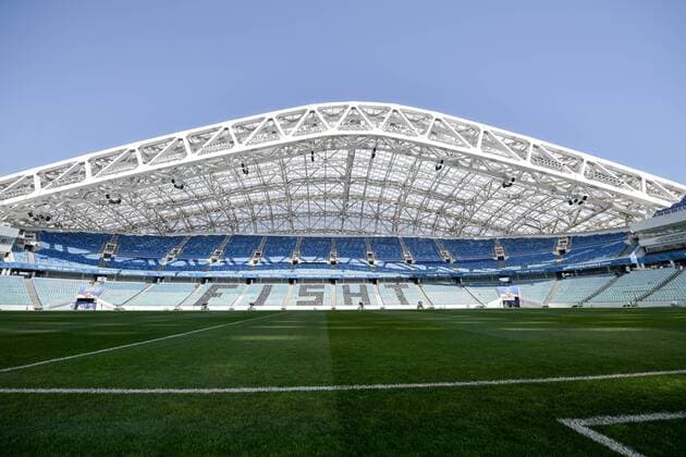 SOCHI, RUSSIA â€“ MAY 3, 2018: A view of Fisht Stadium, a venue for 2018 FIFA World Cup WM Weltmeisterschaft Fussball matches. Alexei Nikolsky Russian Presidential Press and Information Office TASS  83053896st