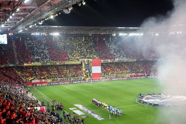SOCCER - EL, RBS vs Marseille SALZBURG,AUSTRIA,03.MAY.18 - SOCCER - UEFA Europa League, semifinal, Red Bull Salzburg vs Olympique Marseille. Image shows the stadium. GEPAxpictures xChristianxWalgram