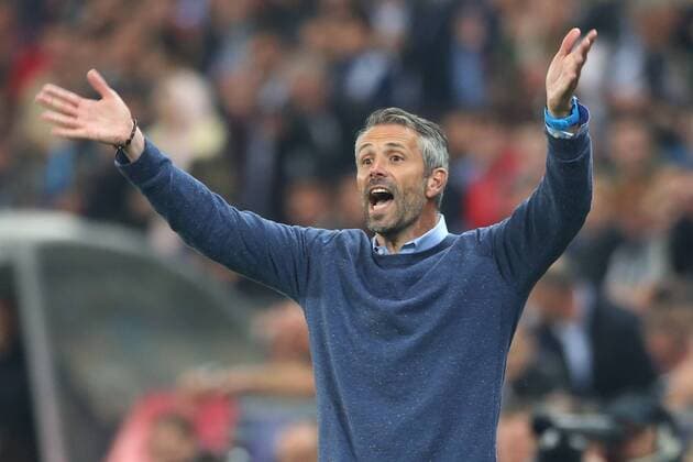 SOCCER - EL, RBS vs Marseille SALZBURG,AUSTRIA,03.MAY.18 - SOCCER - UEFA Europa League, semifinal, Red Bull Salzburg vs Olympique Marseille. Image shows head coach Marco Rose (RBS). GEPAxpictures xMathiasxMandl