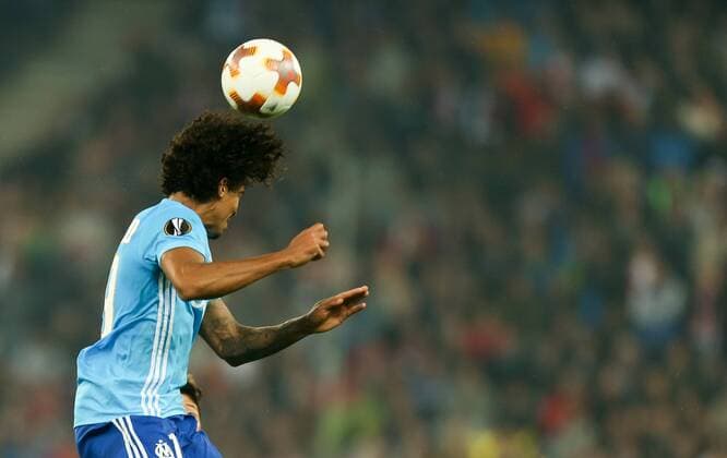 03.05.2018, Red Bull Arena, Salzburg, AUT, UEFA EL, FC Salzburg vs Olympique Marseille, Halbfinale, Rueckspiel, im Bild Luiz Gustavo (Olympique Marseille) during the UEFA Europa League Semifinal, 2nd Leg Match between FC Salzburg and Olympique Marseille at the Red Bull Arena in Salzburg, Austria on 2018 05 03. Salzburg