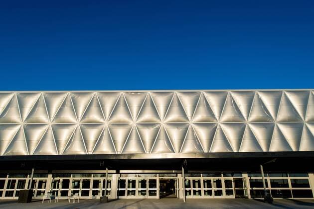 180504 General view of Jyske Bank Boxen during the IIHF Ice hockey Eishockey World Championship WM Weltmeisterschaft on May 4, 2018 in Herning. Photo: Vegard Wivestad Grott BILDBYRAN kod VG 170150 Copyright: VEGARDxWIVESTADxGRoTT BB180504BB499