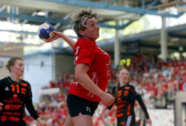 Bad Langensalza, 05.05.2018 Handball, 1. Bundesliga, Frauen, Saison 2017 18, Thüringer HC (THC) vs HSG Bad Wildung (HSG) Lýdia Jakubisová (THC)