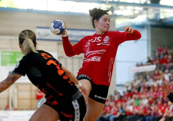 Bad Langensalza, 05.05.2018 Handball, 1. Bundesliga, Frauen, Saison 2017 18, Thüringer HC (THC) vs HSG Bad Wildung (HSG) Gordana Mitrovic (THC)