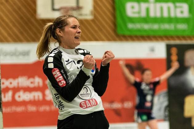Monika Lide (SG H2Ku Herrenberg Kuties 12), SG H2Ku Herrenberg Kuties vs. Kurpfalz Baeren, Handball, 2.Bundesliga, Frauen, HBF, Saison 17 18, 05.05.2018, SG H2Ku Herrenberg Kuties vs. Kurpfalz Baeren, Handball, 2.Bundesliga, Frauen, HBF, Saison 17 18, 05.05.2018 Herrenberg Copyright: xEibner-Pressefoto WolfgangxFrankx SGH
