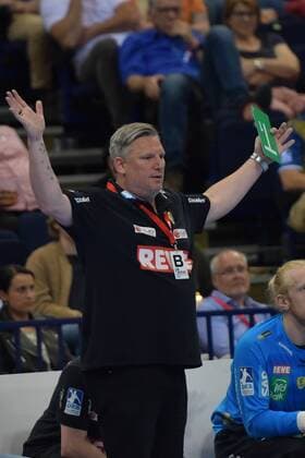 HBL, DHB-Pokal, Finale, Rhein-Neckar Loewen vs TSV Hannover-Burgdorf 05.05.18, Barcelycard Arena, Hamburg, HBL, DHB-Pokal, Finale, Rhein-Neckar Loewen vs TSV Hannover-Burgdorf im Bild Trainer Nikolaj Jacobsen (Loewen)