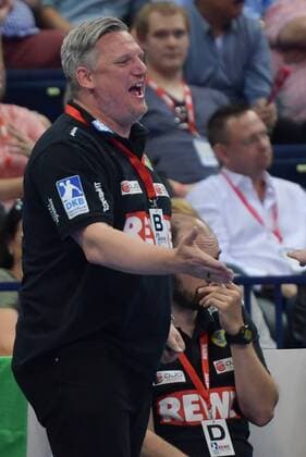 HBL, DHB-Pokal, Finale, Rhein-Neckar Loewen vs TSV Hannover-Burgdorf 05.05.18, Barcelycard Arena, Hamburg, HBL, DHB-Pokal, Finale, Rhein-Neckar Loewen vs TSV Hannover-Burgdorf im Bild Trainer Nikolaj Jacobsen (Loewen)