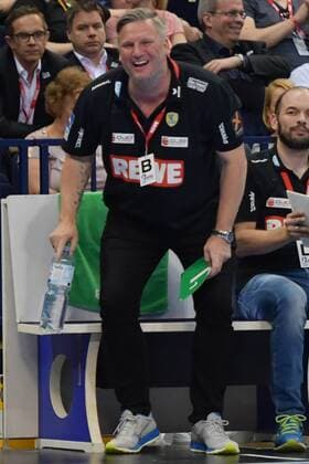 HBL, DHB-Pokal, Finale, Rhein-Neckar Loewen vs TSV Hannover-Burgdorf 05.05.18, Barcelycard Arena, Hamburg, HBL, DHB-Pokal, Finale, Rhein-Neckar Loewen vs TSV Hannover-Burgdorf im Bild Trainer Nikolaj Jacobsen (Loewen)