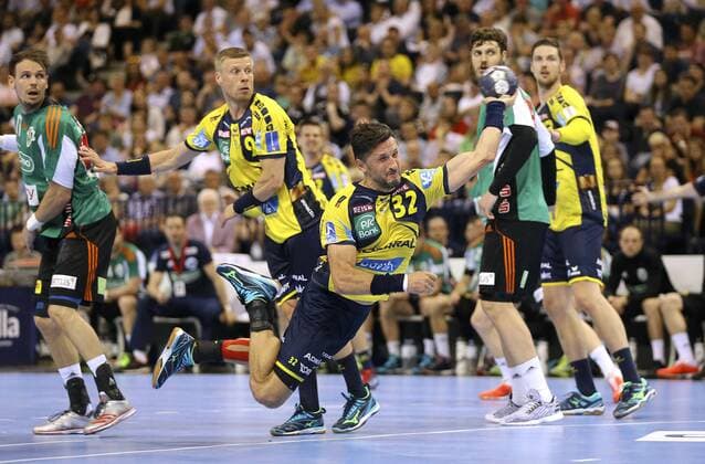 Alexander Petersson ( Löwen ) Handball Final-Four Turnier in Hamburg am So. 06.05.2018 , Finale Rhein Neckar Löwen - Burgdorf Hannover 30 - 26