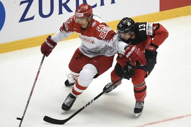 IIHF World Championship WM Weltmeisterschaft Group B Ice hockey Eishockey match between Canada and Denmark in Jyske Bank Boxen Arena in Herning, Denmark, Monday, May 7, 2018. Foto: Lars Moeller Ritzau Scanpix 2018 , Herning Denmark  Copyright: LarsxMoellerx cop102 spdk20180507-202635-L