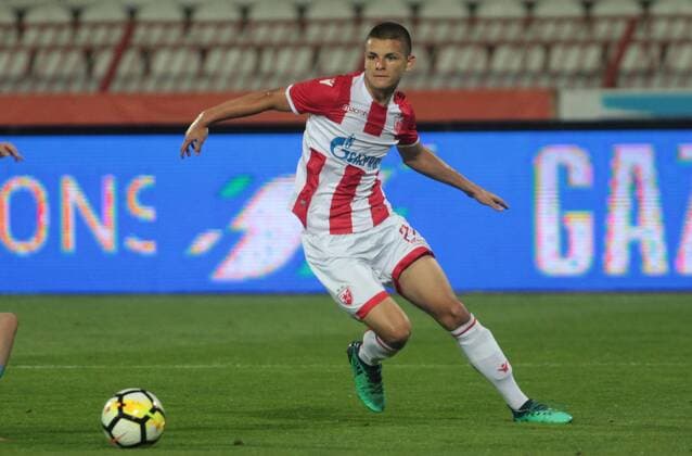 05.05.2018 Belgrade(Serbia) FK Crvena Zvezda(FC Red Star)-FK Spartak Subotica Super Liga men s football Dejan Joveljic FK Crvena Zvezda(FC Red Star) : 
