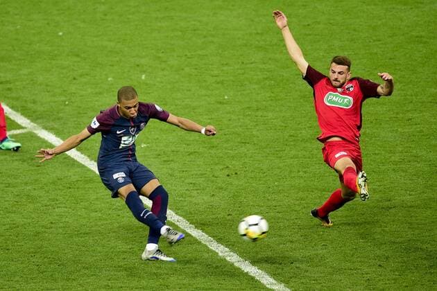 Kylian Mbappe (PSG) FOOTBALL : Les herbiers vs PSG - Finale de la Coupe de France - St Denis - 08 05 2018 JBAutissier Panoramic 