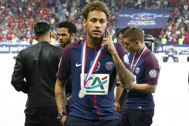 Neymar Jr (PSG) FOOTBALL : Les Herbiers vs Paris Saint Germain - Finale Coupe de France - 08 05 2018 GwendolineLeGoff Panoramic 