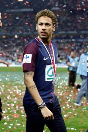 May 8, 2018 - Paris, France - Neymar Jr during French Cup final (Coupe de France) between Les Herbiers VF and Paris Saint-Germain (PSG) at Stade de France on May 8, 2018 in Saint-Denis near Paris, France. Les Herbiers VF v Paris Saint-Germain - Coupe de France Final  - ZUMAn230 20180508_zaa_n230_1017 Copyright: xMehdixTaamallahx