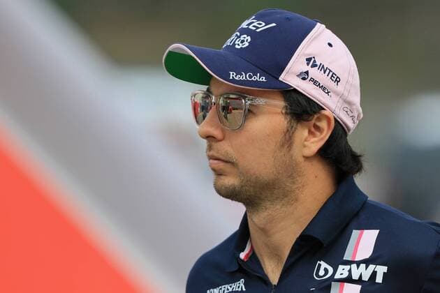10th May, Circuit de Barcelona, Barcelona, Spain; Spanish Formula One Grand Prix, driver arrivals and press conference PK Pressekonferenz Sahara Force India, Sergio Perez  ActionPlus12022965
