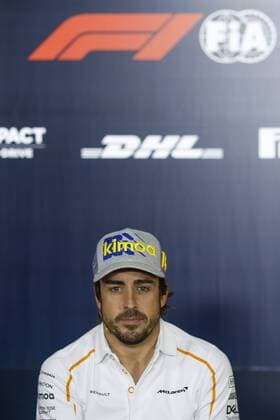 May 10, 2018 - Barcelona, Catalonia, Spain - May 10th, 2018 - Circuit de Barcelona-Catalunya, Montmelo, Spain - Formula One Spanish GP 2018; Fernando Alonso of Team McLaren during the press conference PK Pressekonferenz Barcelona Formula One Spanish GP; .May 10th - ZUMAa178 20180510_zap_a178_005 Copyright: xEricxAlonsox