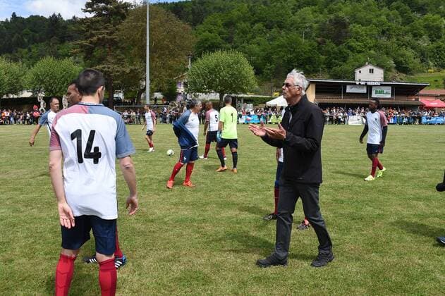 Aime Jacquet (ex entraineur equipe de France vainqueur de la Coupe du Monde en 98) FOOTBALL : 20 ans de la victoire a la Coupe du Monde de Football en 98 pour Aime Jacquet - 10 05 2018 FredericChambert Panoramic 