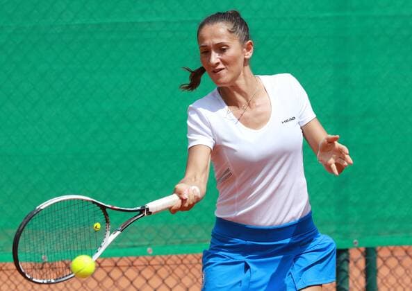 Alexandra Cadantu (TC BW Dresden-Blasewitz) Tennis 2. BL-Süd Damen 10.05.2018 GW Luitpoldpark München - TC BW Dresden-Blasewitz