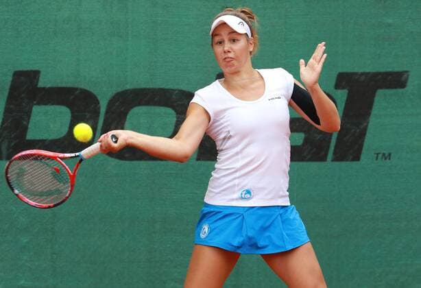 Estella Jäger (TC BW Dresden-Blasewitz) Tennis 2. BL-Süd Damen 10.05.2018 GW Luitpoldpark München - TC BW Dresden-Blasewitz