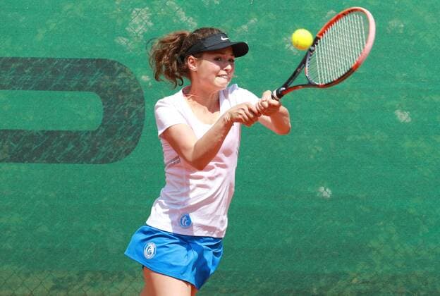 Lina Lächler (TC BW Dresden-Blasewitz) Tennis 2. BL-Süd Damen 10.05.2018 GW Luitpoldpark München - TC BW Dresden-Blasewitz
