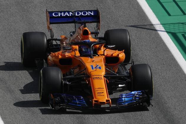 May 11, 2018 - Barcelona, Catalonia, Spain - May 10th, 2018 - Circuit de Barcelona-Catalunya, Montmelo, Spain - Formula One Spanish GP 2018; Fernando Alonso of Team McLaren during the FP1 of the Spanish GP. Barcelona Formula One Spanish GP; .May 11th - ZUMAa178 20180511_zap_a178_005 Copyright: xEricxAlonsox