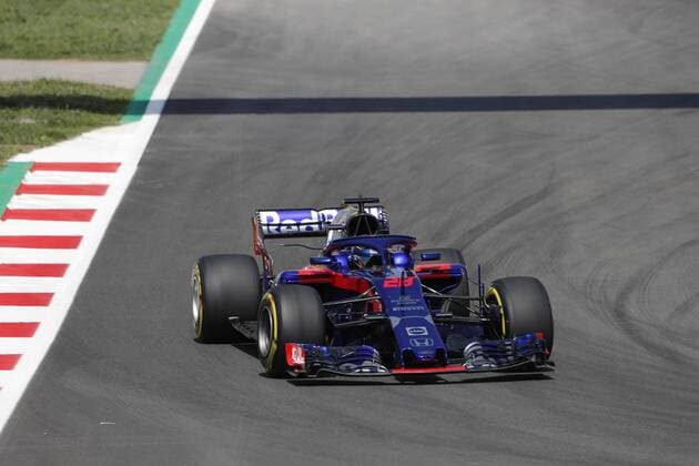 Photo4 LaPresse 11 05 2018 Barcelona, Spain Grand Prix Formula One Spain 2018 In the pic: Brendon Hartley (NZE) Scuderia Toro Rosso STR13 & xa9; Photo4 LaPresse 11 05 2018 Barcelona, Spain Sport Grand Prix Formula One Spain 2018 In the pic: Brendon Hartley (NZE) Scuderia Toro Rosso STR13  Copyright: xPhoto4 LaPressex