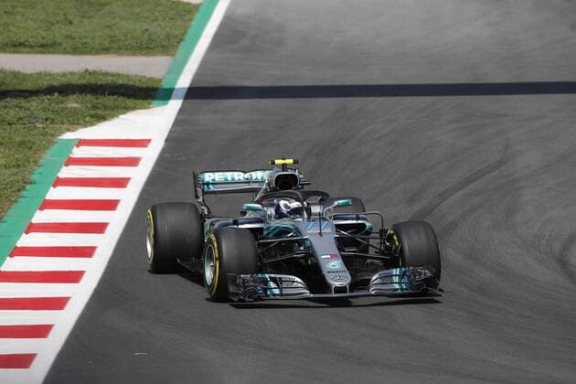 Photo4 LaPresse 11 05 2018 Barcelona, Spain Grand Prix Formula One Spain 2018 In the pic: Valtteri Bottas (FIN) Mercedes AMG F1 W09 & xa9; Photo4 LaPresse 11 05 2018 Barcelona, Spain Sport Grand Prix Formula One Spain 2018 In the pic: Valtteri Bottas (FIN) Mercedes AMG F1 W09  Copyright: xPhoto4 LaPressex