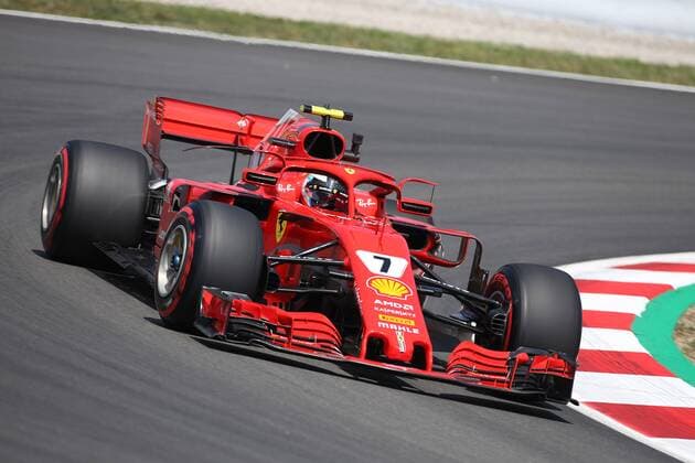 Photo4 LaPresse 11 05 2018 Barcelona, Spain Grand Prix Formula One Spain 2018 In the pic: Kimi Raikkonen (FIN) Scuderia Ferrari SF71H & xa9; Photo4 LaPresse 11 05 2018 Barcelona, Spain Sport Grand Prix Formula One Spain 2018 In the pic: Kimi Raikkonen (FIN) Scuderia Ferrari SF71H  Copyright: xPhoto4 LaPressex