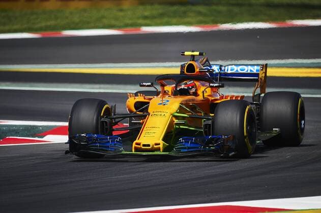 11th May, Circuit de Barcelona, Barcelona, Spain; Spanish Formula One Grand Prix, Friday free practice; Stoffel Vandoorne of the Mclaren Team rounds the bend  ActionPlus12023425