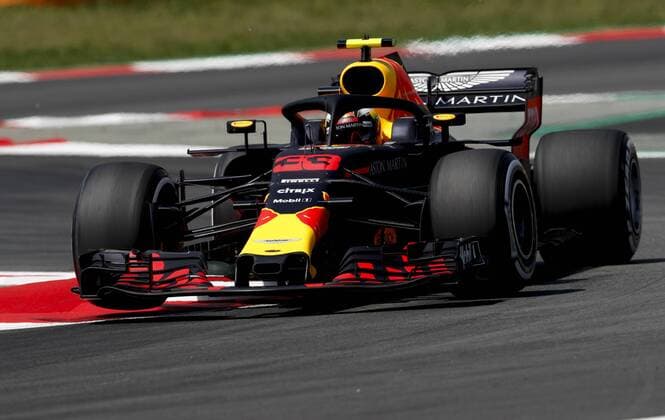 Motorsports: FIA Formula One World Championship WM Weltmeisterschaft 2018, Grand Prix of Spain, 33 Max Verstappen (NLD, Aston Martin Red Bull Racing), Barcelona Spain