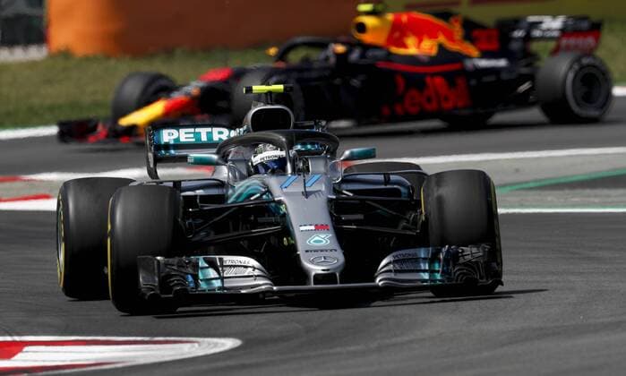 Motorsports: FIA Formula One World Championship WM Weltmeisterschaft 2018, Grand Prix of Spain, 77 Valtteri Bottas (FIN, Mercedes AMG Petronas Motorsport), Barcelona Spain