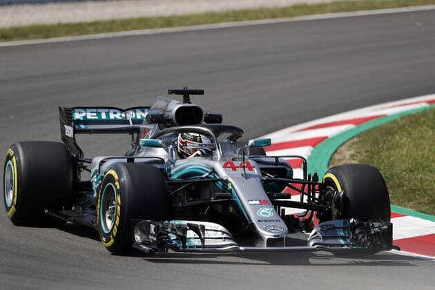 Photo4 LaPresse 11 05 2018 Barcelona, Spain Grand Prix Formula One Spain 2018 In the pic: Lewis Hamilton (GBR) Mercedes AMG F1 W09 & xa9; Photo4 LaPresse 11 05 2018 Barcelona, Spain Sport Grand Prix Formula One Spain 2018 In the pic: Lewis Hamilton (GBR) Mercedes AMG F1 W09  Copyright: xPhoto4 LaPressex