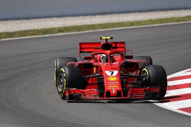 Photo4 LaPresse 11 05 2018 Barcelona, Spain Grand Prix Formula One Spain 2018 In the pic: Kimi Raikkonen (FIN) Scuderia Ferrari SF71H & xa9; Photo4 LaPresse 11 05 2018 Barcelona, Spain Sport Grand Prix Formula One Spain 2018 In the pic: Kimi Raikkonen (FIN) Scuderia Ferrari SF71H  Copyright: xPhoto4 LaPressex