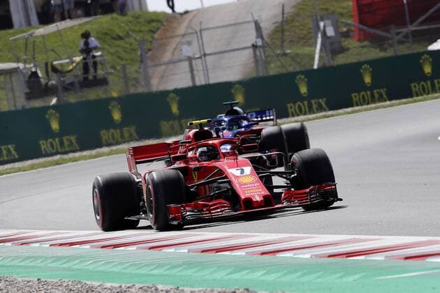 Photo4 LaPresse 11 05 2018 Barcelona, Spain Grand Prix Formula One Spain 2018 In the pic: Kimi Raikkonen (FIN) Scuderia Ferrari SF71H & xa9; Photo4 LaPresse 11 05 2018 Barcelona, Spain Sport Grand Prix Formula One Spain 2018 In the pic: Kimi Raikkonen (FIN) Scuderia Ferrari SF71H  Copyright: xPhoto4 LaPressex