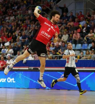 BAU 11.05.2018 Bietigheim Handball SG BBM Bietigheim vs. TV Emsdetten, Robin Haller (BBM)