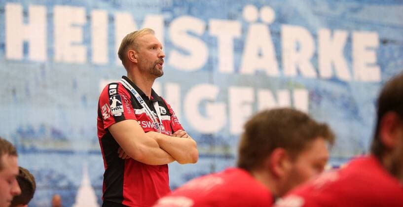 BAU 11.05.2018 Bietigheim Handball SG BBM Bietigheim vs. TV Emsdetten, Trainer Hartmut Mayerhoffer (BBM): Heimstärke zeigen