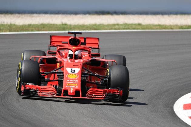 11th May, Circuit de Barcelona, Barcelona, Spain; Spanish Formula One Grand Prix, Friday free practice; Scuderia Ferrari, Sebastian Vettel  ActionPlus12023625