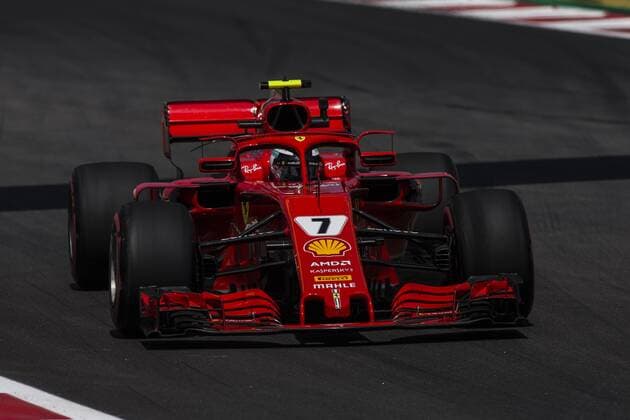 May 11, 2018 - Montmelo, Spain - 07 Kimi Raikkonen from Finland Scuderia Ferrari SF71H during the Spanish Formula One Grand Prix at Circuit de Catalunya on 11, 2018 in Montmelo, Spain. Spanish F1 Grand Prix - Practice  - ZUMAn230 20180511_zaa_n230_949 Copyright: xXavierxBonillax