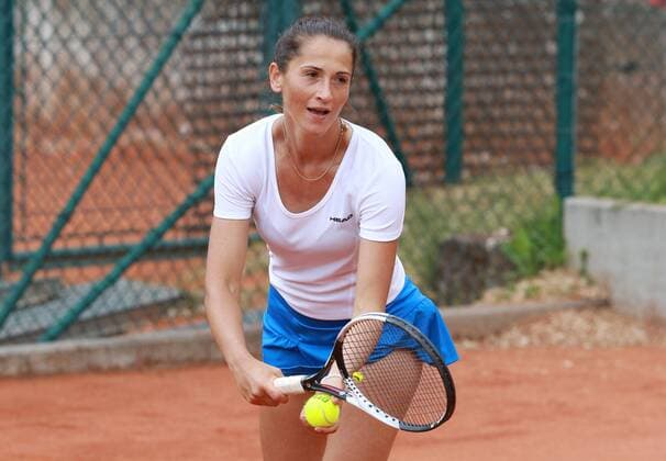 Alexandra Cadantu (TC BW Dresden-Blasewitz) Tennis 2. BL-Süd Damen 10.05.2018 GW Luitpoldpark München - TC BW Dresden-Blasewitz