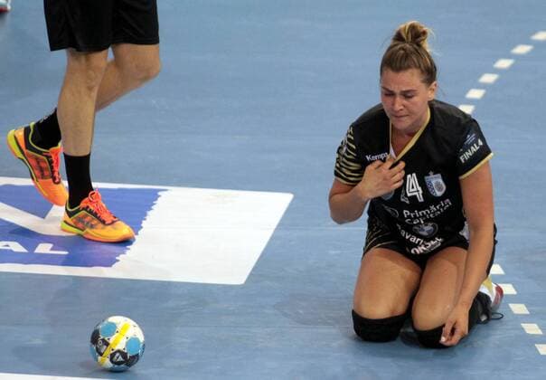 12.05.2018 Budapest(Hungary) CSM Bucuresti-Gyori Audi ETO KC women s handball champions league 1 2 final Amanda Kurtovic CSM Bucuresti during lost match : 