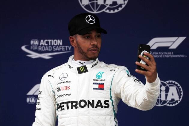 Photo4 LaPresse 12 05 2018 Barcelona, Spain Grand Prix Formula One Spain 2018 In the pic: Lewis Hamilton (GBR) Mercedes AMG F1 W09 pole position & xa9; Photo4 LaPresse 12 05 2018 Barcelona, Spain Sport Grand Prix Formula One Spain 2018 In the pic: Lewis Hamilton (GBR) Mercedes AMG F1 W09 pole position  Copyright: xPhoto4 LaPressex