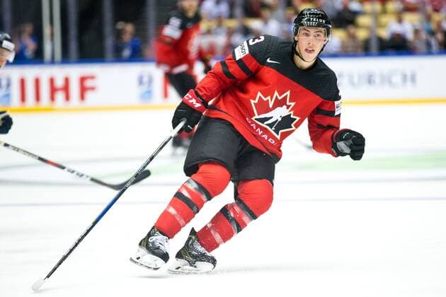 Ryan Nugent-Hopkins 93, CAN during their IIHF Ice hockey Eishockey World Championship WM Weltmeisterschaft 2018 CAN - FIN match in Jyske Bank Boxen 12. May 2018 in Herning, Denmark.  Copyright: xTomixHänninenx tnp24SPO1227083715