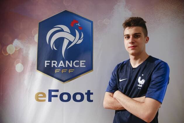 Herozia ( Nathan Gil France) FOOTBALL : France vs Belgique - 1er Match International de Esport - 12 05 2018 GwendolineLeGoff Panoramic 