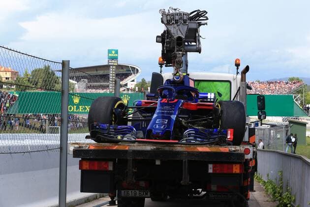 13th May, Circuit de Barcelona, Barcelona, Spain; Spanish Formula One Grand Prix, Sunday race day; Scuderia Toro Rosso, Pierre Gasly  ActionPlus12024404