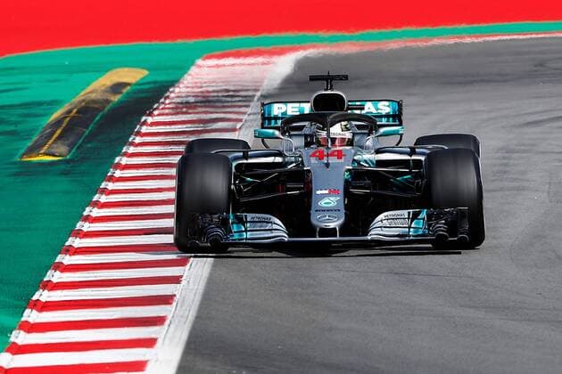 British Formula One pilot Lewis Hamilton, of Mercedes, during the Grand Prix of Spain at Barcelona-Catalunya race-track in Montmelo, Barcelona, northeastern Spain, 13 May 2018. Grand Prix of Spain !ACHTUNG: NUR REDAKTIONELLE NUTZUNG!  Copyright: xAlejandroxGarciax GRAF6638 20180513-636618346493007067