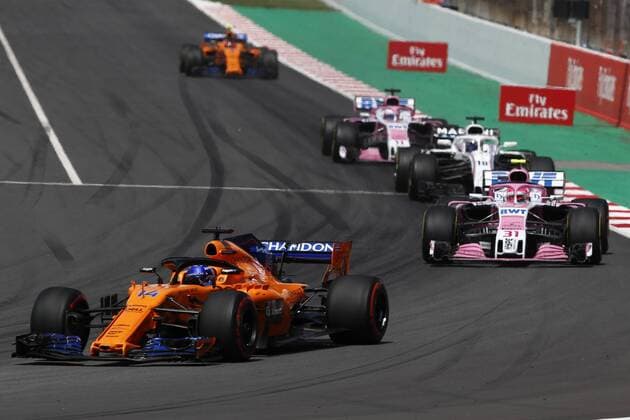 May 13, 2018 - Barcelona, Catalonia, Spain - May 13th, 2018 - Circuit de Barcelona-Catalunya, Montmelo, Spain - Race of Formula One Spanish GP 2018; Fernando Alonso of Team McLaren during the Spanish GP. Barcelona Formula One Spanish GP; .May 13th - ZUMAa178 20180513_zap_a178_048 Copyright: xEricxAlonsox