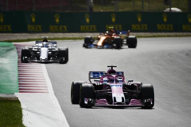 13th May, Circuit de Barcelona, Barcelona, Spain; Spanish Formula One Grand Prix, Sunday race day; Sergio P& xe9;rez of the Force India Team  ActionPlus12024785