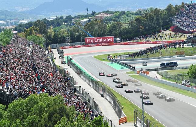 Start, formula 1 GP, Spanien in Barcelona 13.05.2018 Photo:mspb Jerry Andre Start, formula 1 GP, Spanien 2018