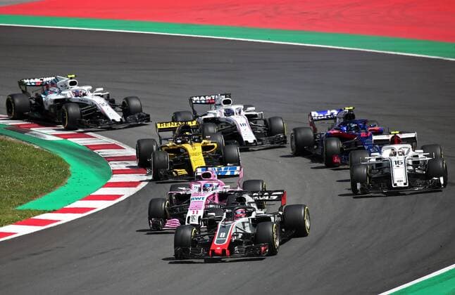 May 13, 2018 - Barcelona, Catalonia, Spain - start of the GP Spain F1, on 13th May 2018 in Barcelona, Spain. Spanish F1 Grand Prix  - ZUMAn230 20180513_zaa_n230_968 Copyright: xJoanxVallsx