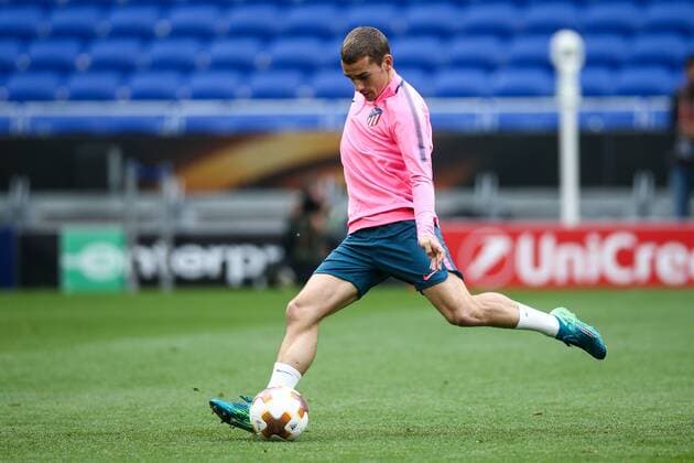 SOCCER - EL, Madrid vs Marseille LYON,FRANCE,15.MAY.18 - SOCCER - UEFA Europa League, final, Atletico Madrid vs Olympique Marseille, training Madrid. Image shows Antoine Griezmann (Atletico). GEPAxpictures xDanielxGoetzhaber