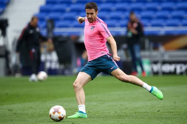 SOCCER - EL, Madrid vs Marseille LYON,FRANCE,15.MAY.18 - SOCCER - UEFA Europa League, final, Atletico Madrid vs Olympique Marseille, training Madrid. Image shows Gabi (Atletico). GEPAxpictures xDanielxGoetzhaber